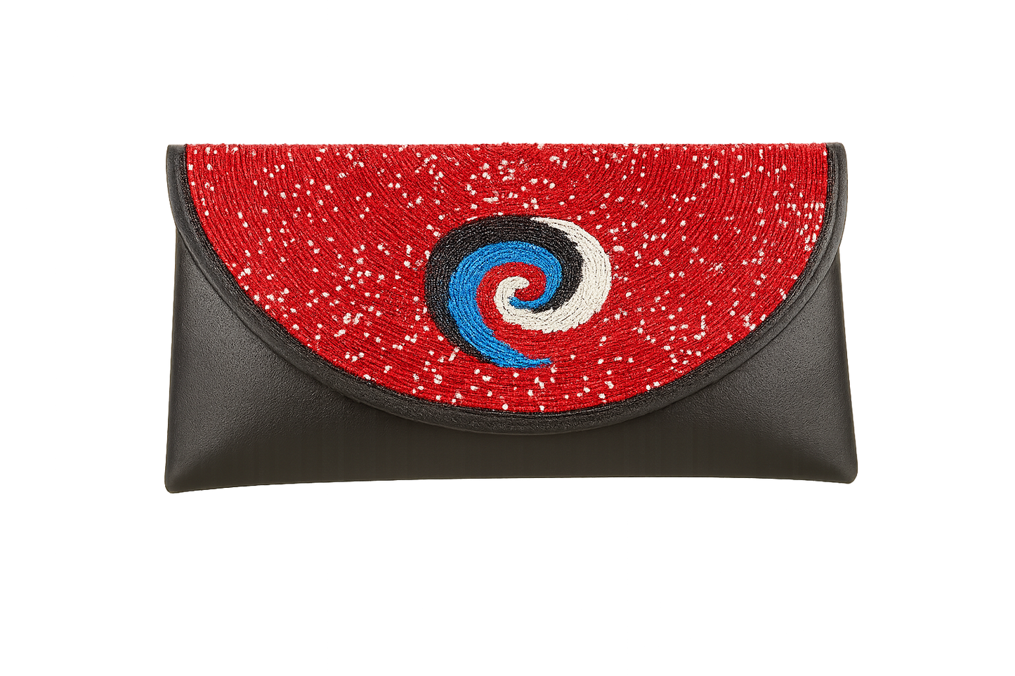 Handcrafted-beaded Clutch