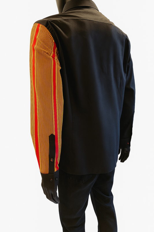 Men’s Long-Sleeve Black Shirt