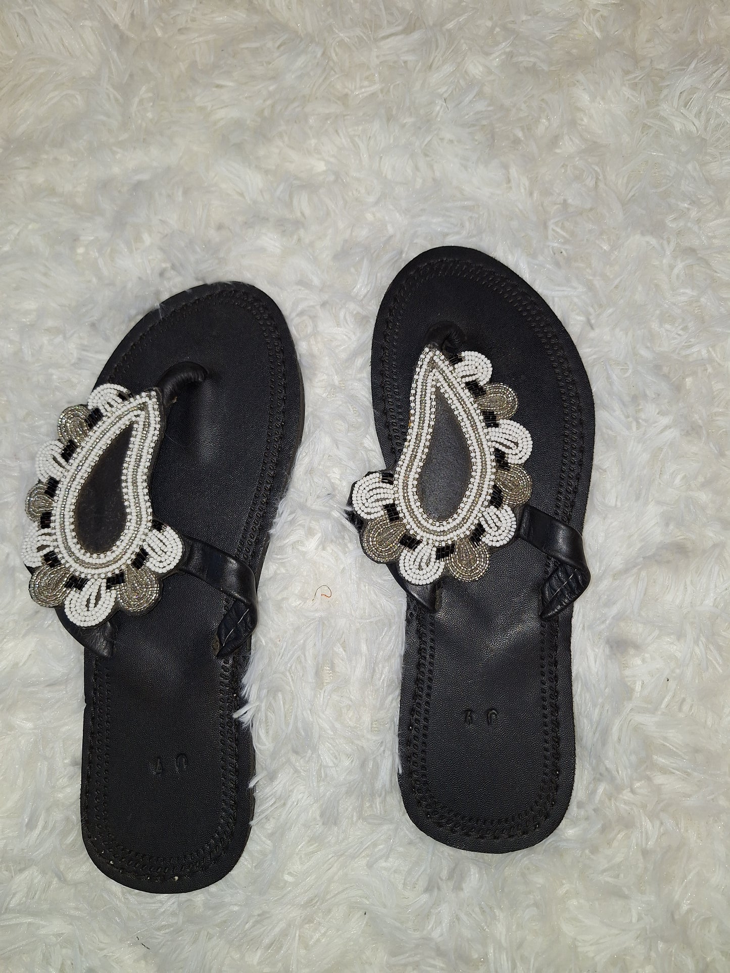 BEADED HANDMADE SANDALS