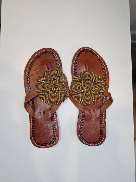BEADED HANDMADE SANDALS