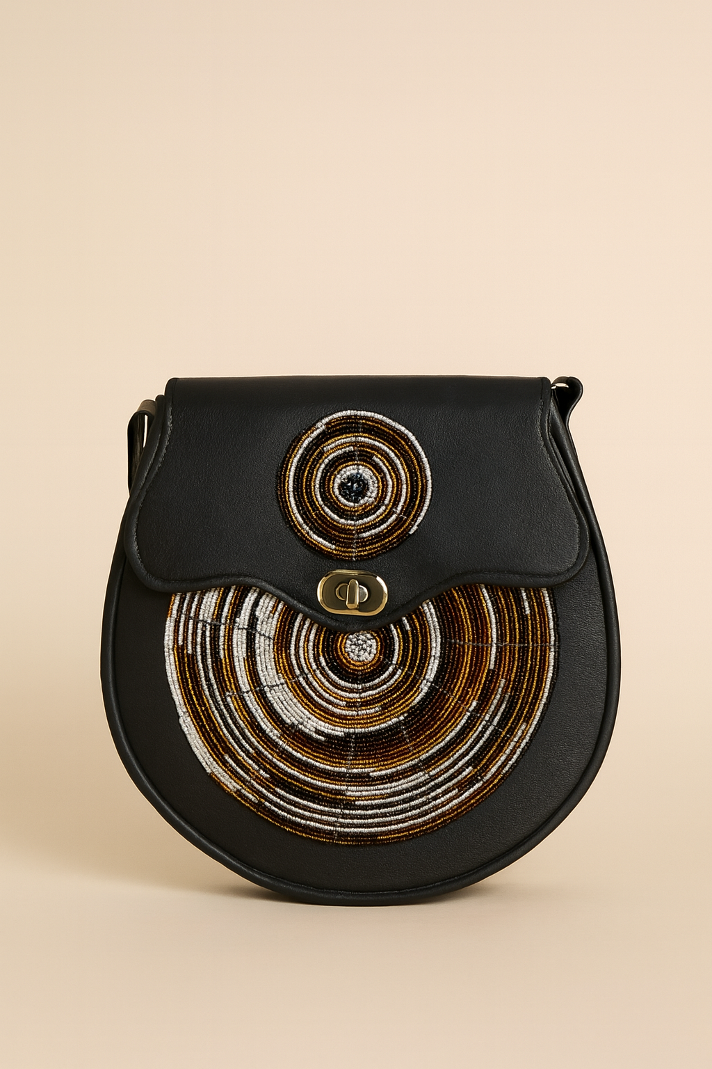 Round Beaded Handcrafted bag