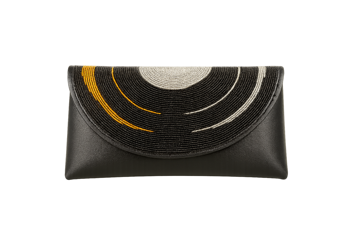 Handcrafted-beaded Clutch