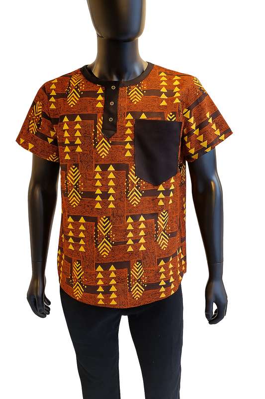Men’s African Print Shirt